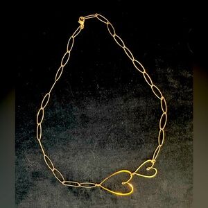 Sterling Silver Hand Crafted Heart Necklace Adjustable